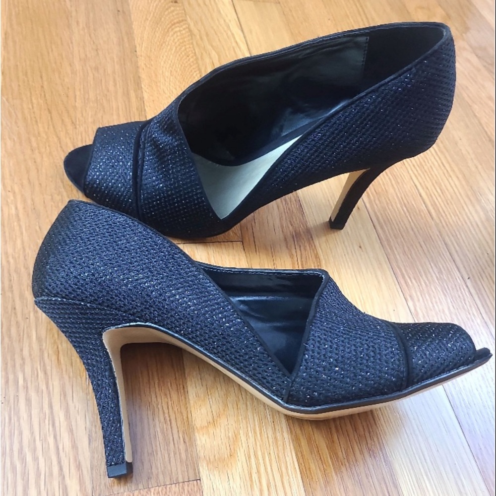 Ann Marino Peep Toe Pumps